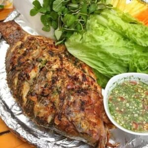 Cá Suối Nướng Tây Bắc