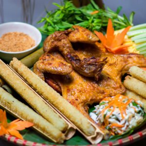 Gà Nướng Cơm Lam