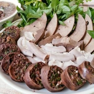 Lòng Dồi Lợn Hấp