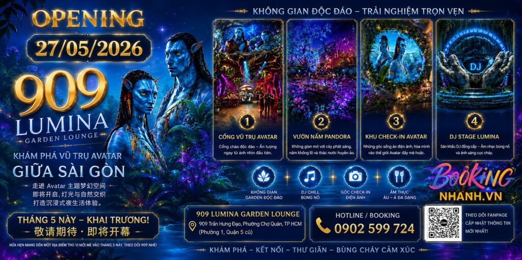 Banner 909 Garden Station Trần Hưng Đạo