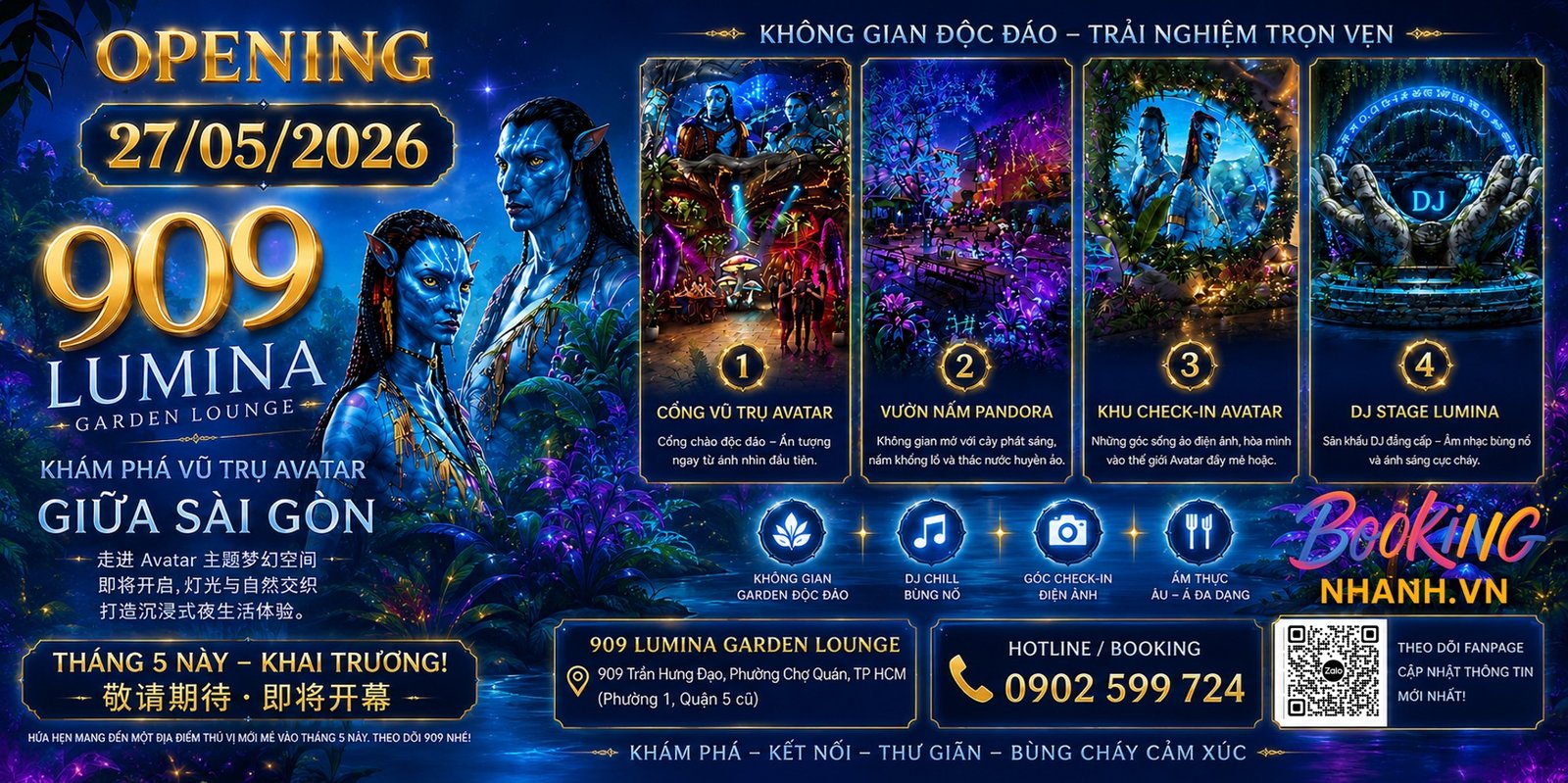 Banner 909 Garden Station Trần Hưng Đạo