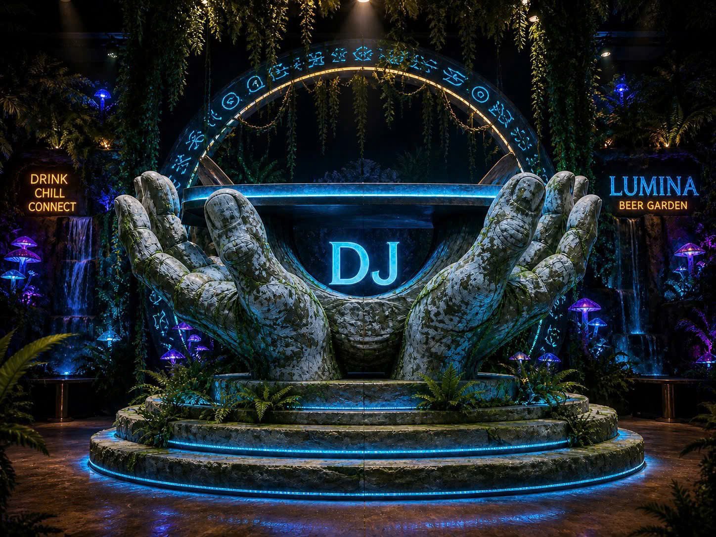 Background Lumina Lounge Garden