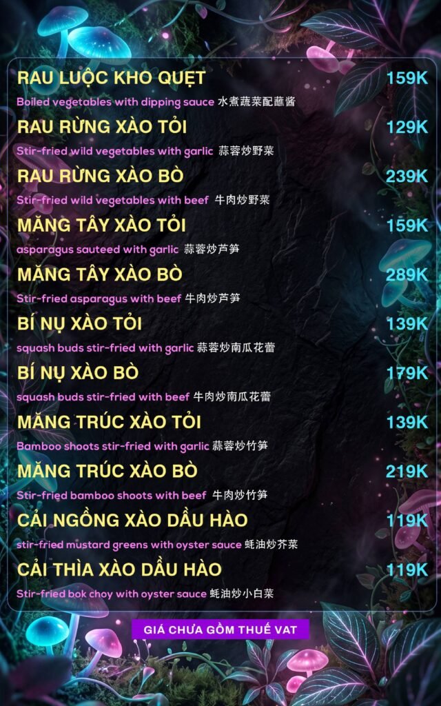 Menu Thực Đơn 909 lumina garden lounge Trần Hưng Đạo (6)