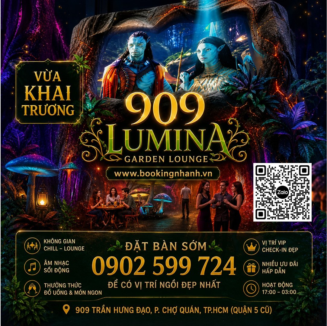 909 Garden Lumina Giới Thiệu Đặt Bàn