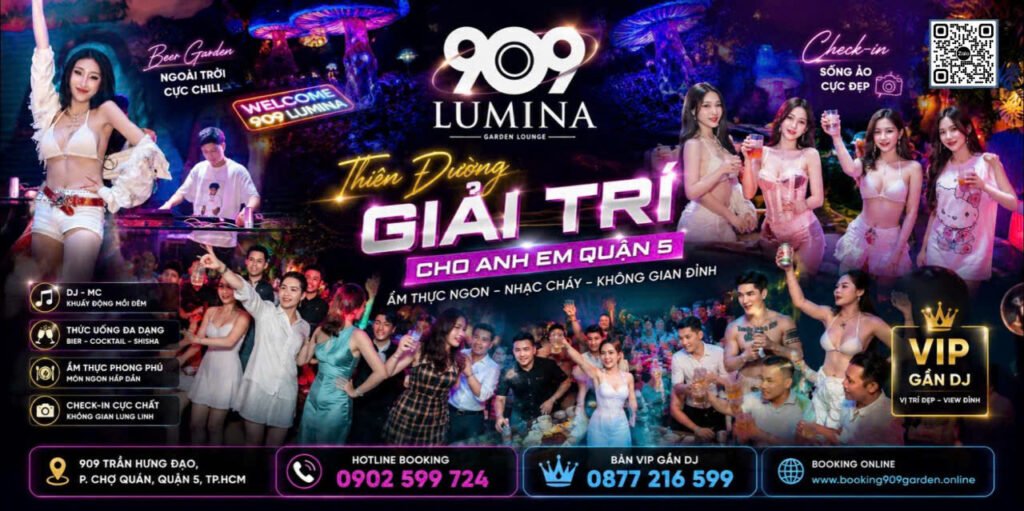 Banner Đặt Bàn Booking 909 Trần Hưng Đạo