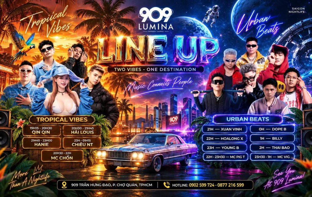 banner 909 Garden Chương Trinh DJ